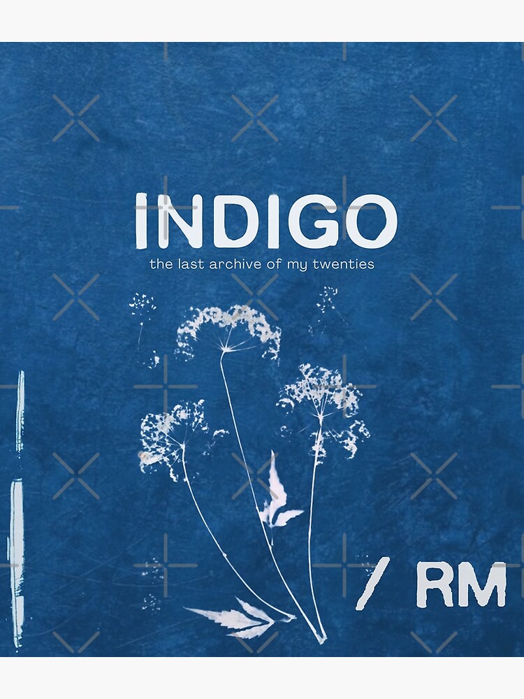 INDIGO / RM フォトカードポスター BTS RM INDIGO Solo Album weverseshop preorder photocard folded