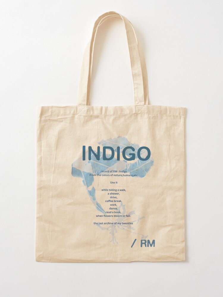 Indigo cheap tote bag