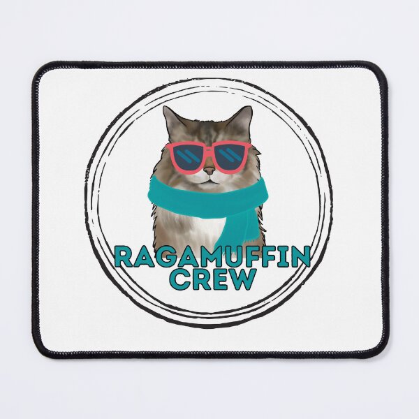 Item preview, Ragamuffin cat crew cool cat in sunglasses designed and sold by JoeyGraceCatCo.