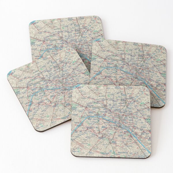 Item preview, Old map of Paris (1986) designed and sold by coolshitba.
