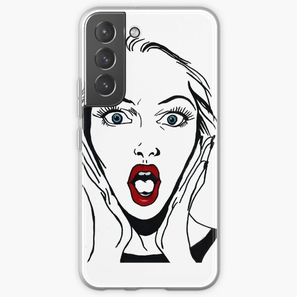 transparent scream Samsung Galaxy Soft Case