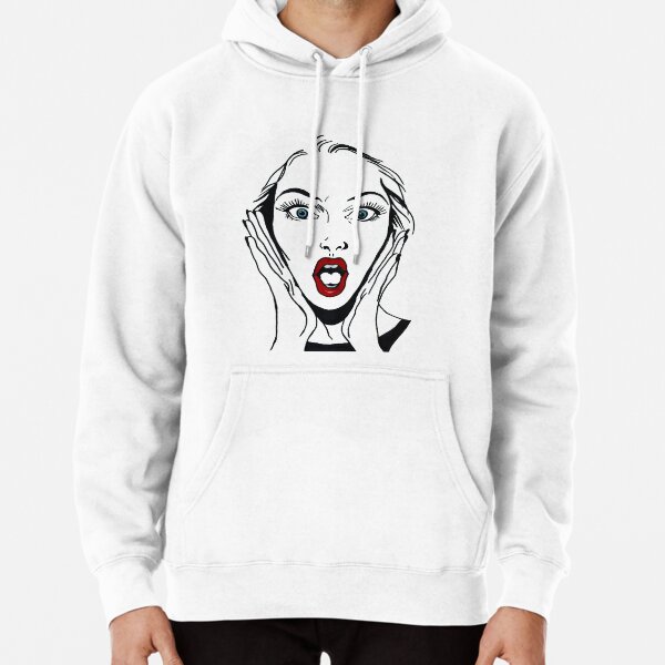 transparent scream Pullover Hoodie