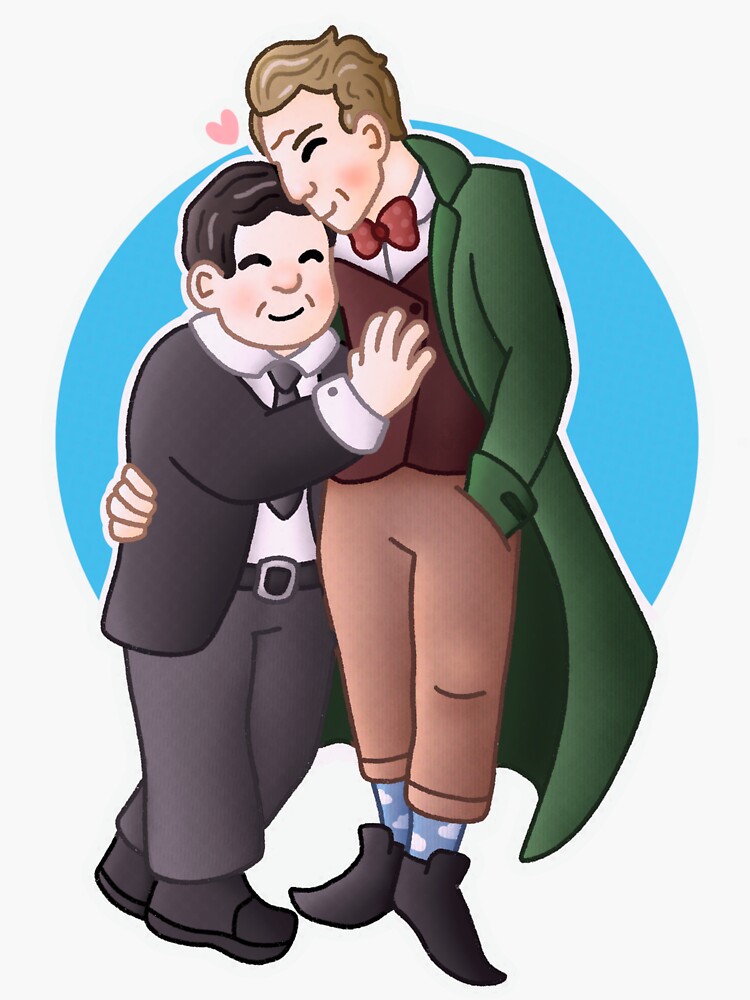 "Linus Baker & Arthur Parnassus" Sticker for Sale by NoodleSoupBoy