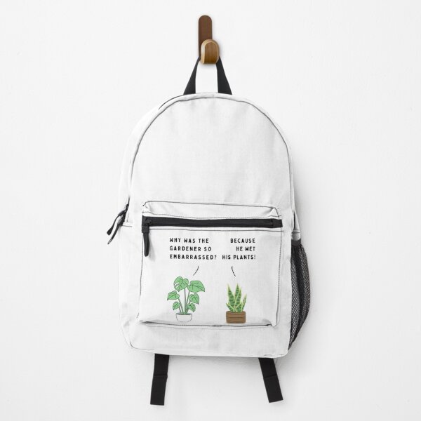 Item preview, Plant joke - Why was the gardener so embarrassed? designed and sold by ani-eni.