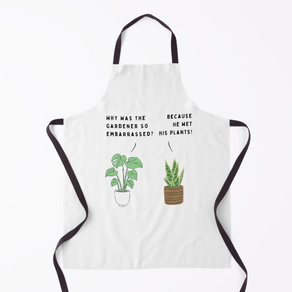 Item preview, Plant joke - Why was the gardener so embarrassed? designed and sold by ani-eni.