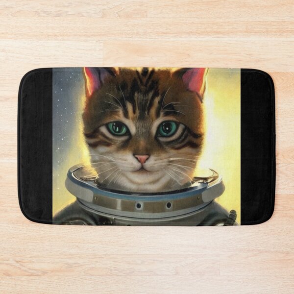 Item preview, Cute Adorable Astronaut Cat wearing a Spacesuit | Space Cat Portrait | Original digital art designed and sold by ArtworkbyEmmy.