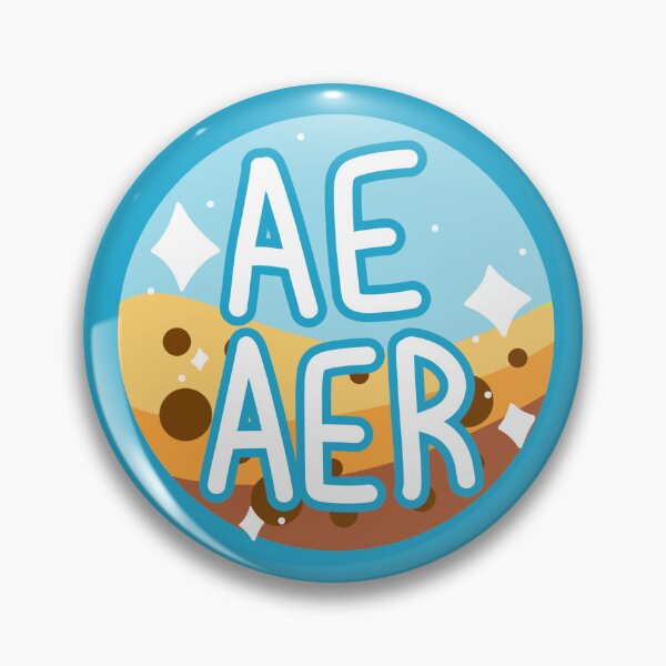 Item preview, ae/aer blue & gold boba designed and sold by pridefrogprints.