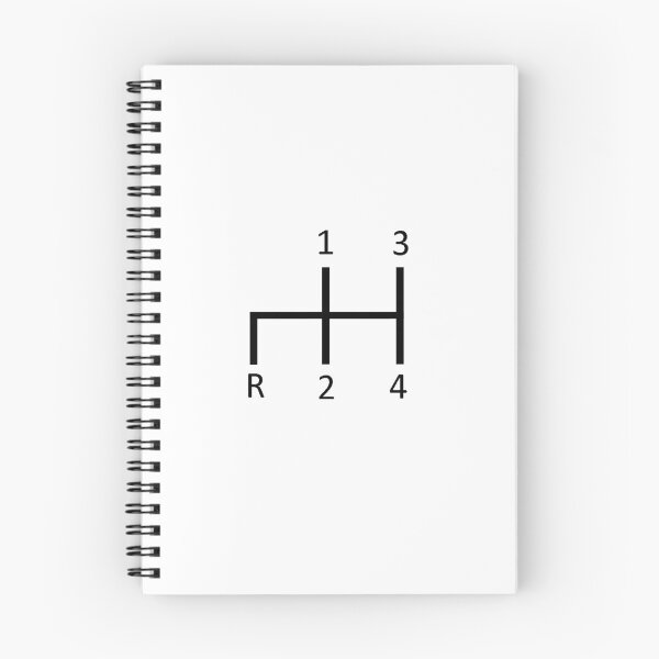 Item preview, Vintage 4 Speed H Pattern Shift Pattern (White) designed and sold by ashlee <3.