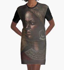 Ebony Graphic T-Shirt Dress