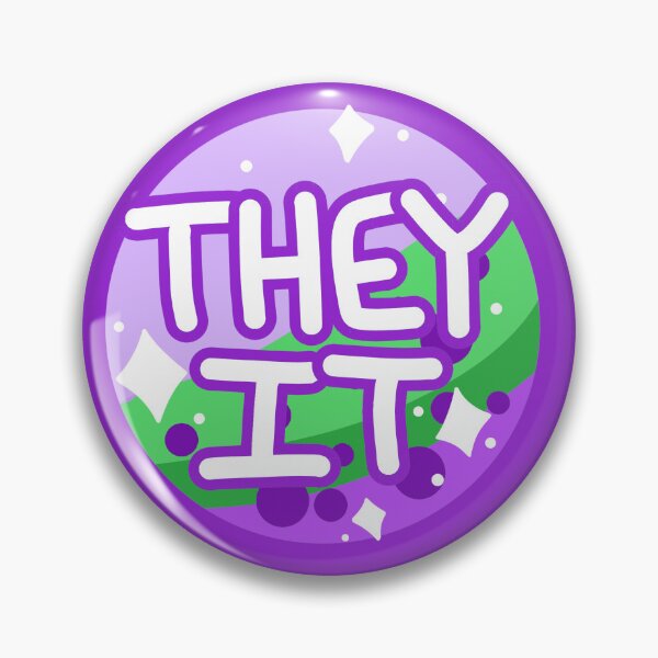 Item preview, they/it purple & green boba designed and sold by pridefrogprints.