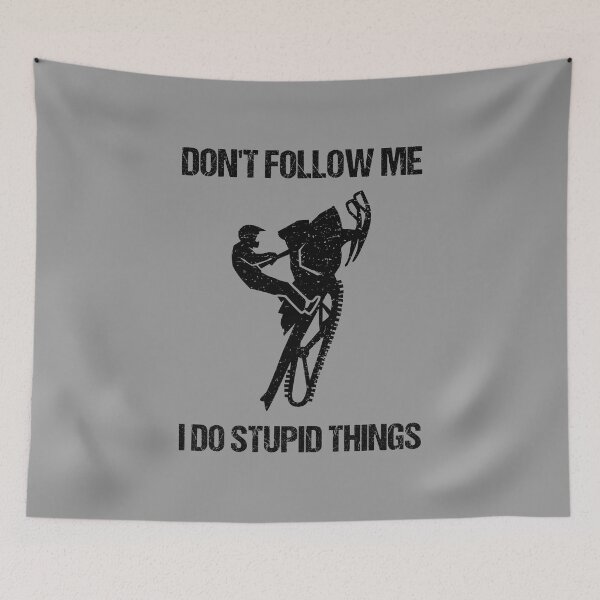 Item preview, Don't Follow Me I Do Stupid Things - Snowmobile X designed and sold by Lemon Pepper.