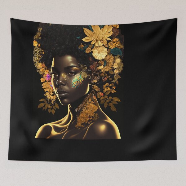 Item preview, Afrofuturism Art designed and sold by MidJourneymen.