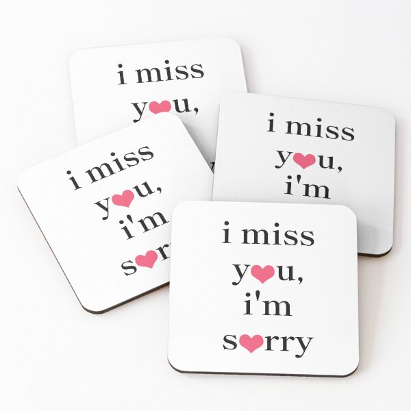 Item preview, i miss you im sorry hearts designed and sold by itsjinelle.