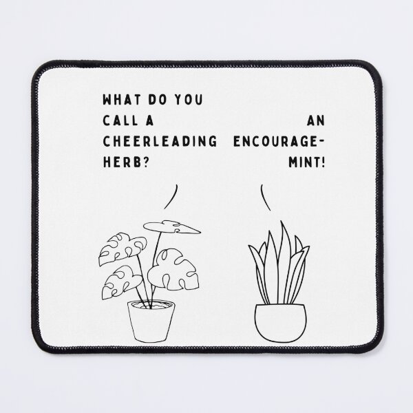 Item preview, Plant joke - What do you call a cheerleading herb? designed and sold by ani-eni.