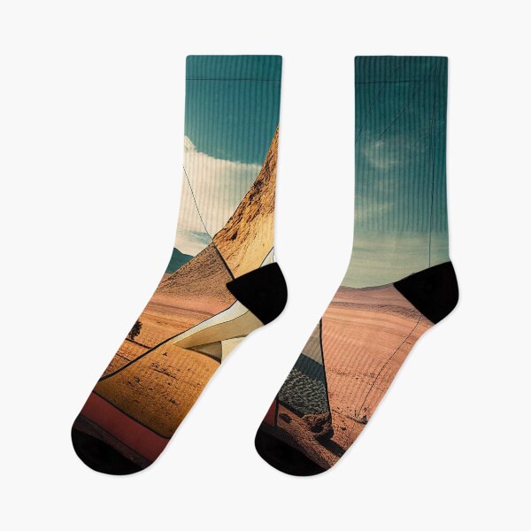 Item preview, Trippy Triangle in the Desert Wall Art designed and sold by BySpinny.