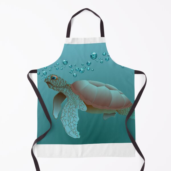 Item preview, Sea Turtle Blowing Bubbles designed and sold by Candie Witherspoon.