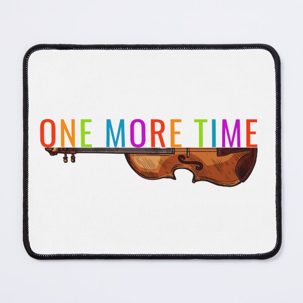 Item preview, One More Time Orchestra Teacher Violin/Viola Shirt with Rainbow Text designed and sold by Symphfunny.