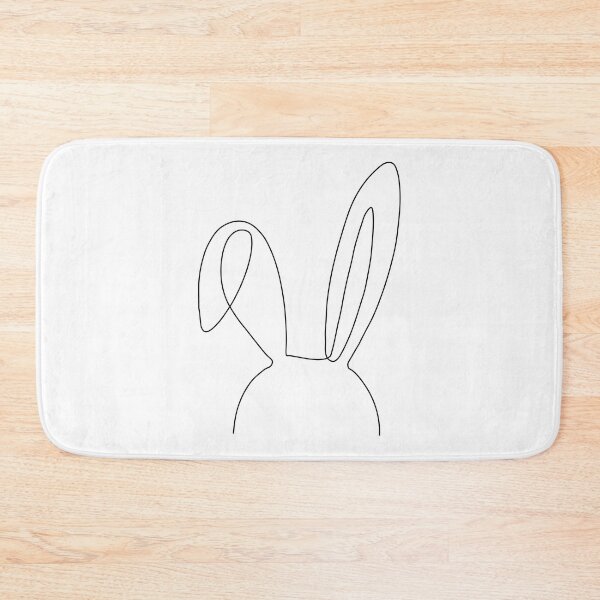 Item preview, One Line Art Funny Bunny Rabbit Gift designed and sold by My Shobs.