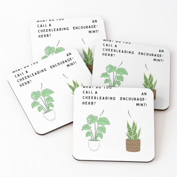 Item preview, Plant joke - What do you call a cheerleading herb? designed and sold by ani-eni.