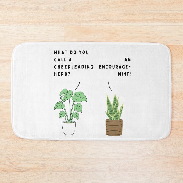 Item preview, Plant joke - What do you call a cheerleading herb? designed and sold by ani-eni.