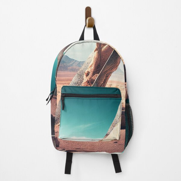 Item preview, Trippy Triangle in the Desert With Characters Wall Art designed and sold by BySpinny.