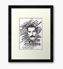 Freddie Mercury Framed Print