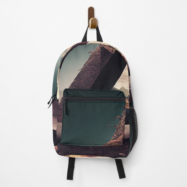 Item preview, Trippy Triangle in the Desert With Character Wall Art designed and sold by BySpinny.