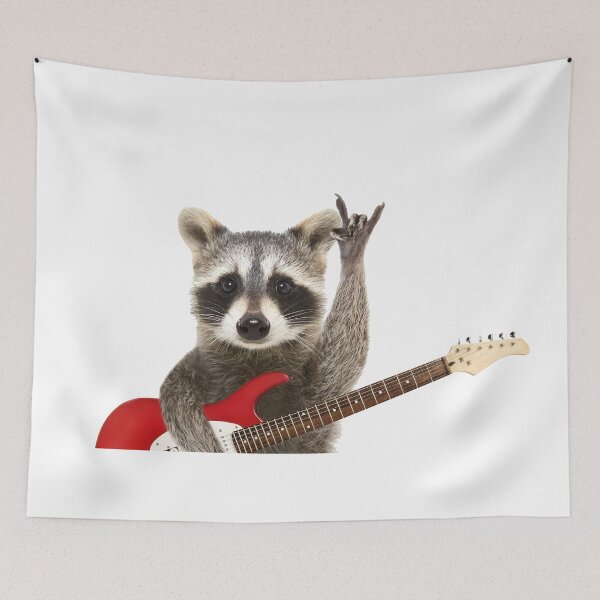 Item preview, Racoons can be rockers too designed and sold by Omniweb.app.