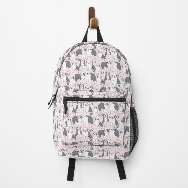 Item preview, Old English Sheepdog illustration pattern designed and sold by Yarafantasyart.