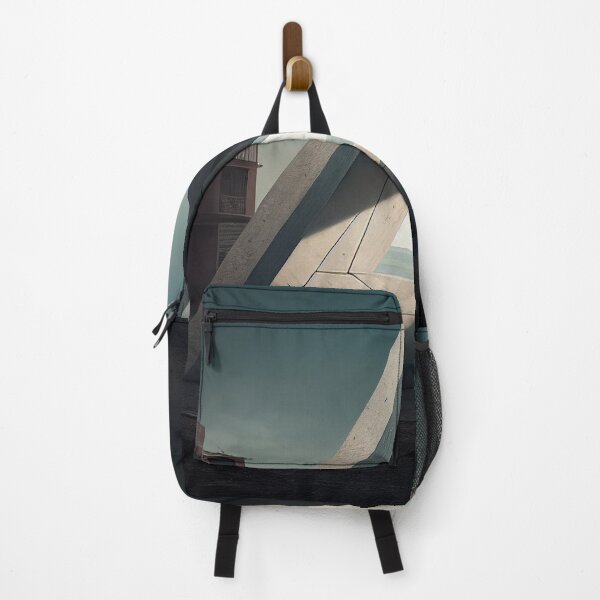 Item preview, Trippy Triangle in an Urban Setting with Character Wall Art designed and sold by BySpinny.