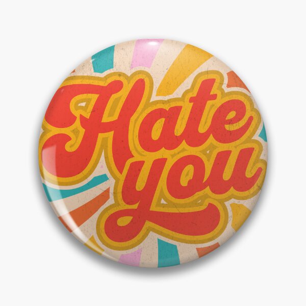 Item preview, Hate You Retro Vibes designed and sold by DreamSwiftly.