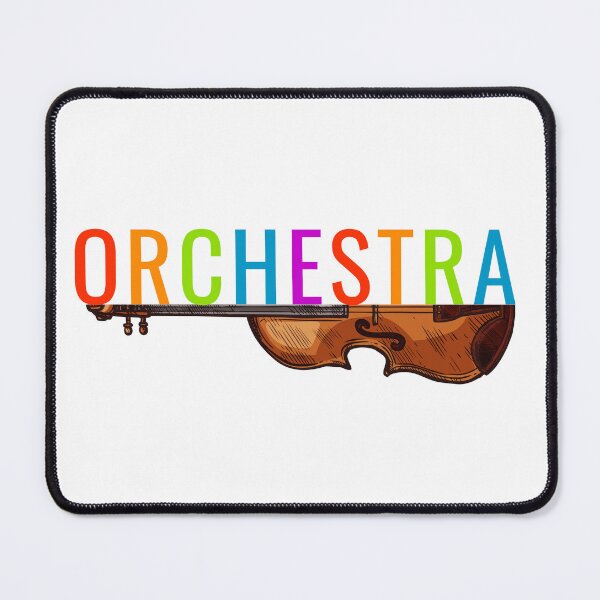 Item preview, Orchestra Violin/Viola Shirt with Rainbow Text designed and sold by Symphfunny.