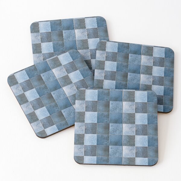 Item preview, Tiles pattern - shades of blue designed and sold by Simone Davino.