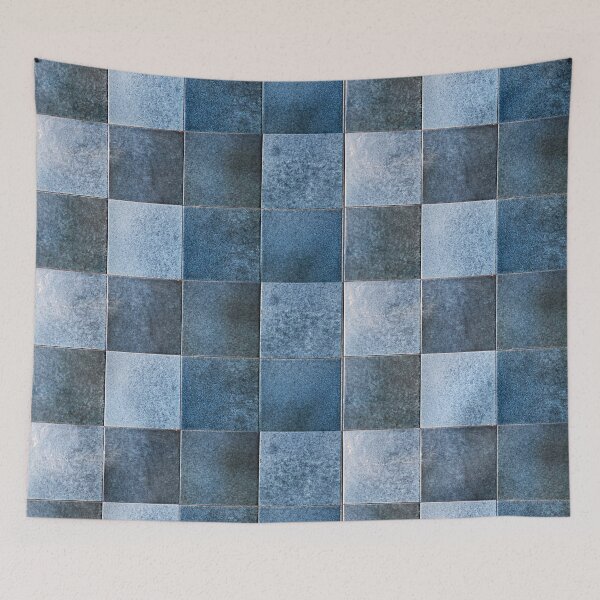 Item preview, Tiles pattern - shades of blue designed and sold by Simone Davino.