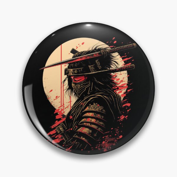 Item preview, Ninja Warrior Japanese Retro Art Katana Fight Soldier Arme  designed and sold by RetroZ0.