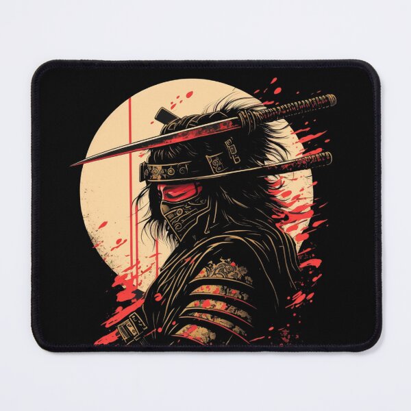 Item preview, Ninja Warrior Japanese Retro Art Katana Fight Soldier Arme  designed and sold by RetroZ0.