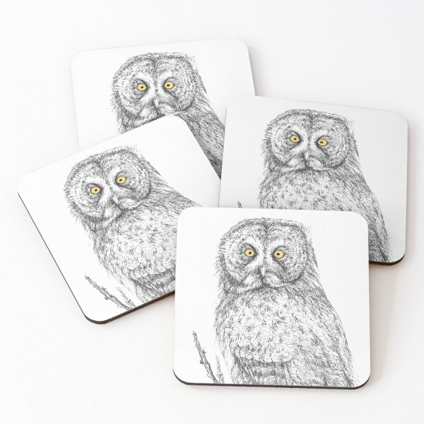 Item preview, Great Grey Owl designed and sold by Lisa Kimberly Glickman.