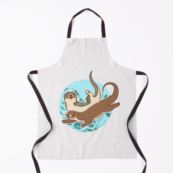 Item preview, significant otters - otters holding hands designed and sold by exponentialart.