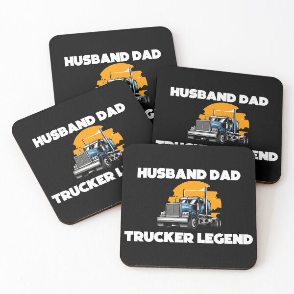 Item preview, husband dad trucker legend designed and sold by dualogy.