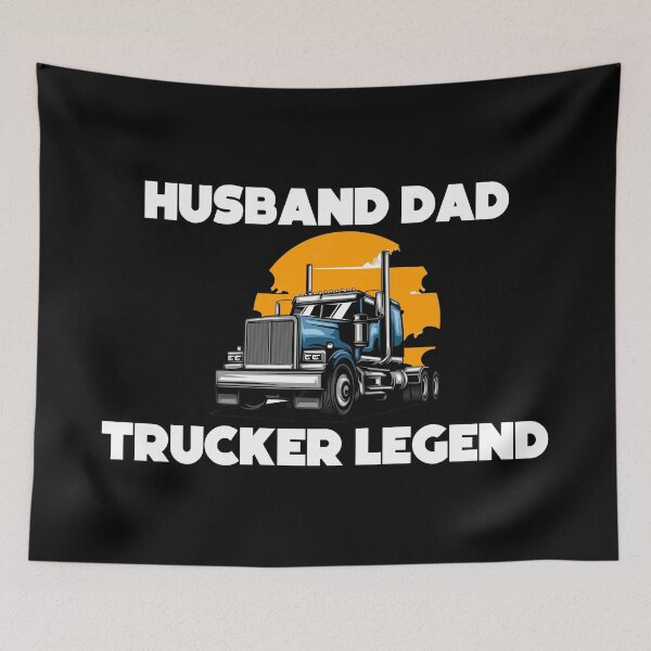 Item preview, husband dad trucker legend designed and sold by dualogy.