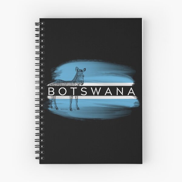 Aperçu de l'œuvre Drapeau Botswana,  créée et vendue par Womdesign.