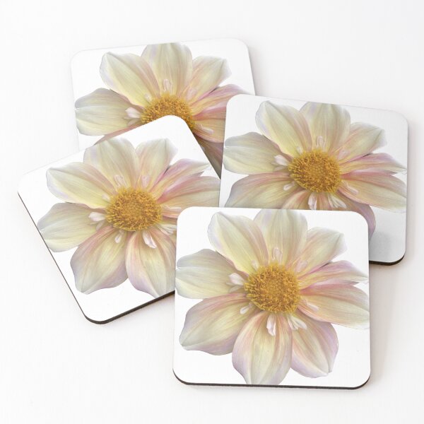 Item preview, Apple blossom Dahlia Flower designed and sold by crazyclover.