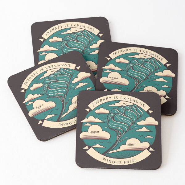 Item preview, Therapy is Expensive Wind is Free designed and sold by Happy1-2.