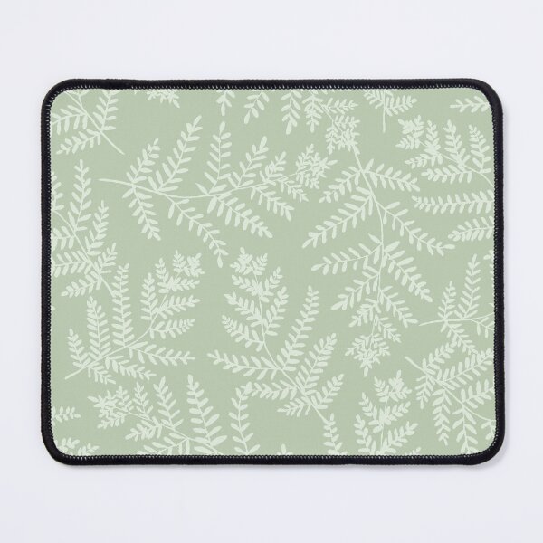 Item preview, Fern Grotto Handpainted Fern Pattern in Pastel and Pistachio Green designed and sold by Blue Daisy Studio.