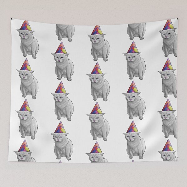 Item preview, birthday cat designed and sold by Gdeene.