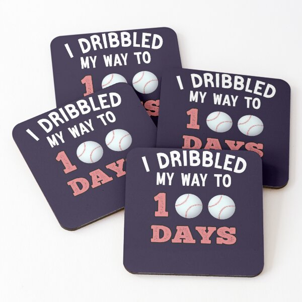 Item preview, I Dribbled My Way To 100 Days Baseball Student or Teacher Baseball Gift designed and sold by Sarah38.