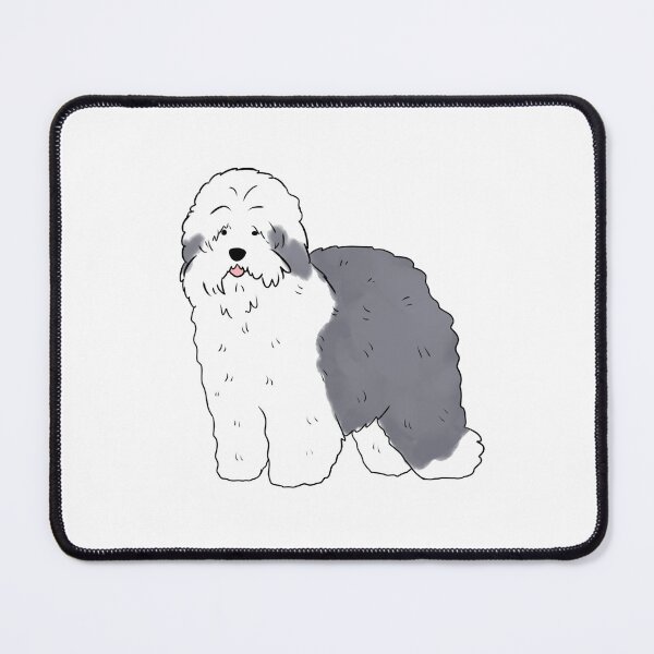 Item preview, old english sheepdog cute illustration designed and sold by Yarafantasyart.
