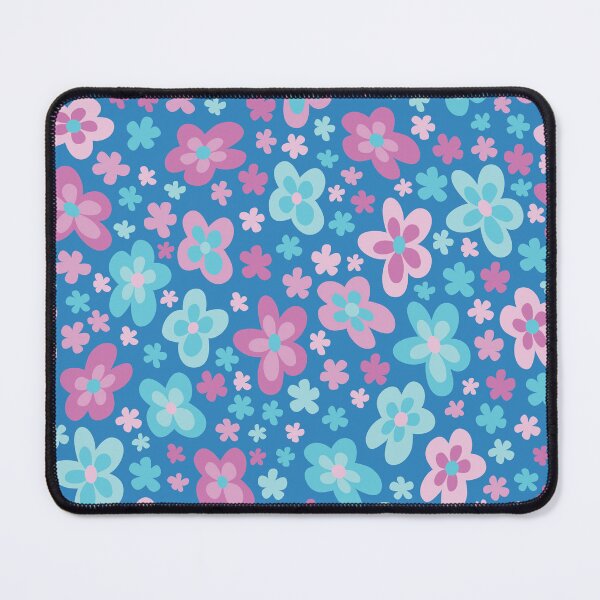 Item preview, RETRO GROOVY FLORALS YELLOW, PINK, MAGENTA, BLUE Y2K 2000S designed and sold by blomastudios.