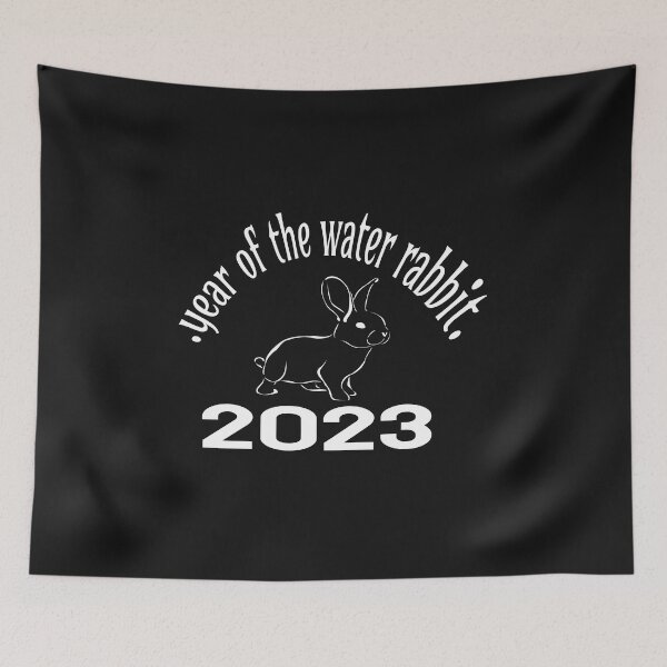 Item preview, YEAR OF THE WATER RABBIT 2023 designed and sold by leicha.