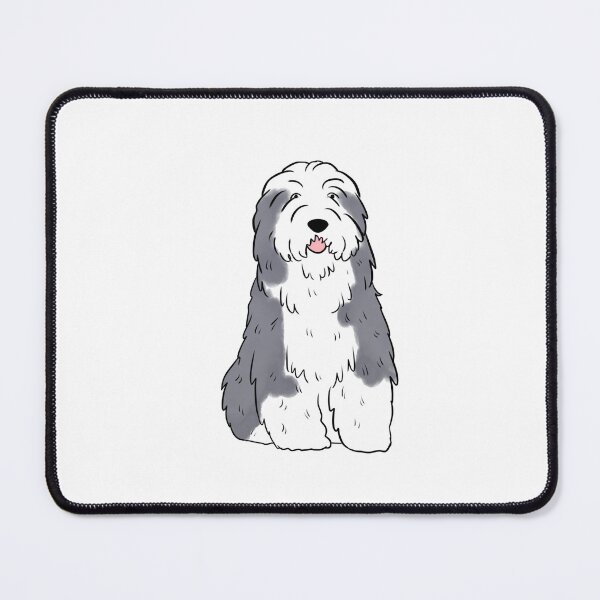 Item preview, old english sheepdog cute illustration  designed and sold by Yarafantasyart.